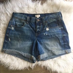 Perfect Fit J Crew Denim Shorts